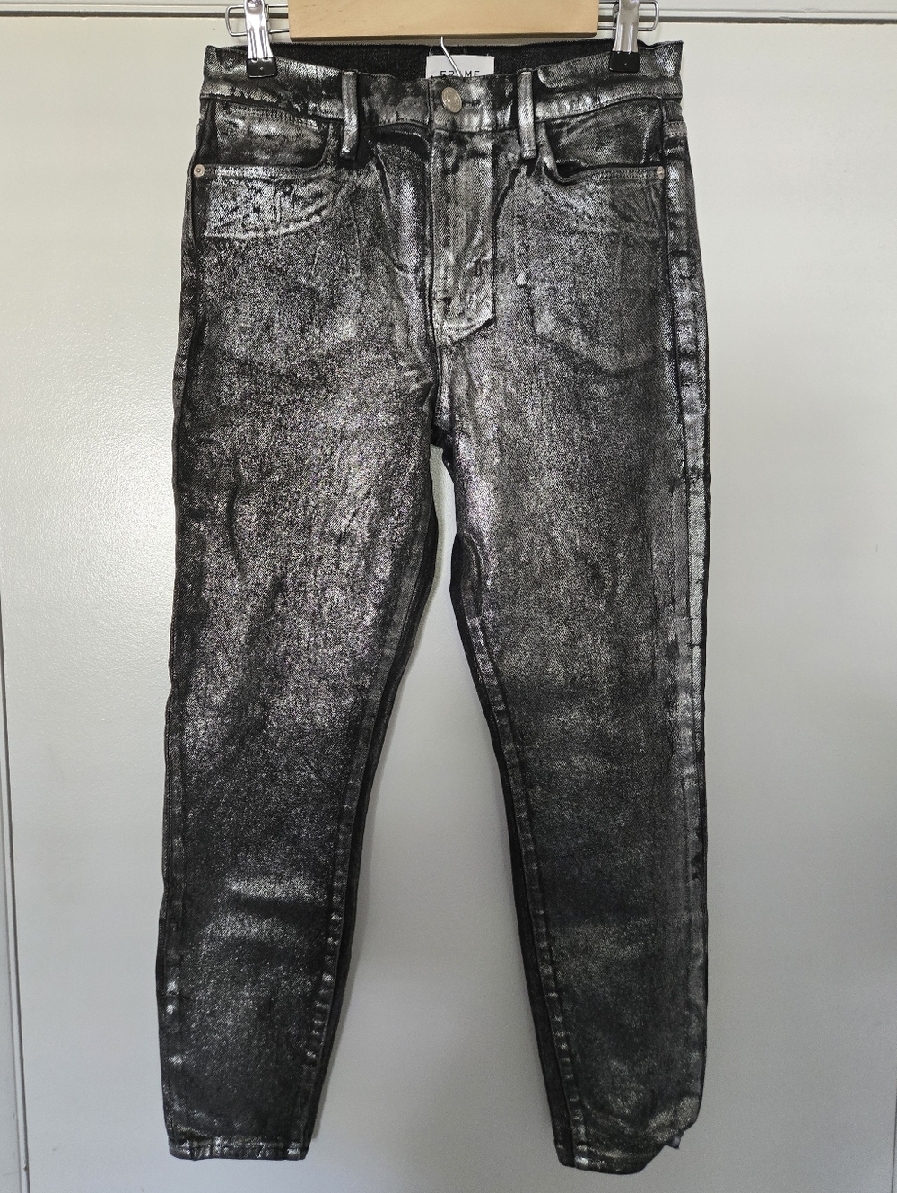 Frame Silver Le High Skinny Crop Jeans Size 27